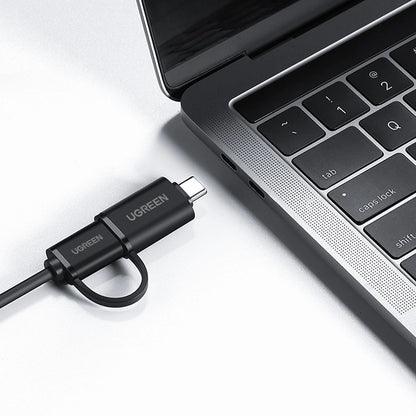 Ugreen HUB 4in1 USB-C - 4xUSB 3.0 5Gb/s 1m black (CR113)_5