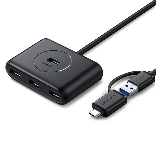 Ugreen HUB 4in1 USB-C - 4xUSB 3.0 5Gb/s 1m black (CR113)_0