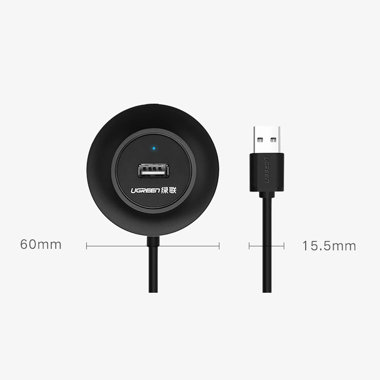 Ugreen HUB 4in1 USB-A - 4xUSB-A 2.0 480Mb/s 1m black (CR106)_10