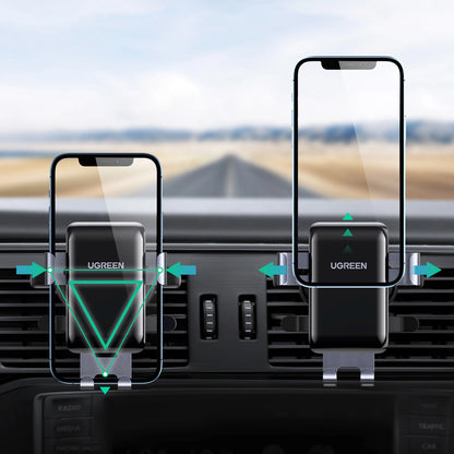 Car Phone Holder - Round Grid Ugreen LP274 - Gray_1