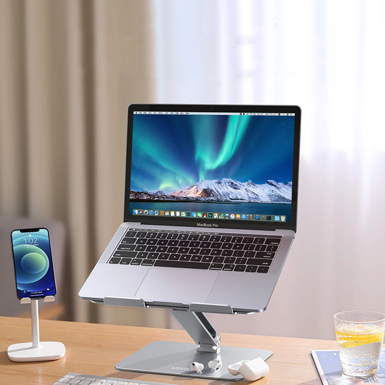 Ugreen metal stand foldable laptop tablet stand (LP339)_6