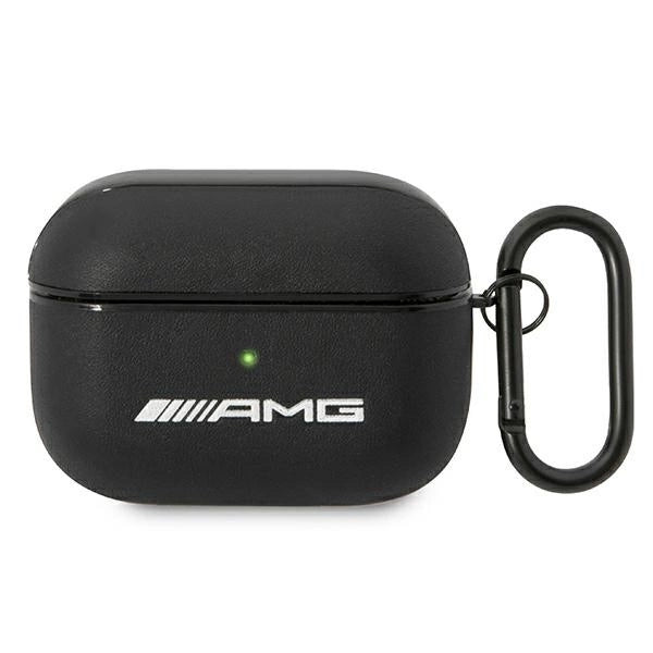 AMG Leather Big Logo case for AirPods Pro - black_0