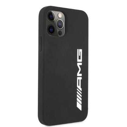 AMG Silicone Big Logo case for iPhone 12 Pro Max - black_3