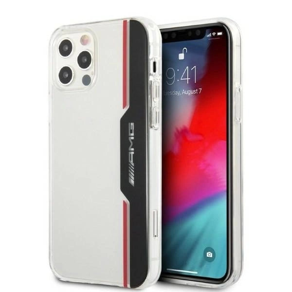 AMG Electroplate Vertical case for iPhone 12 / iPhone 12 Pro - transparent_0