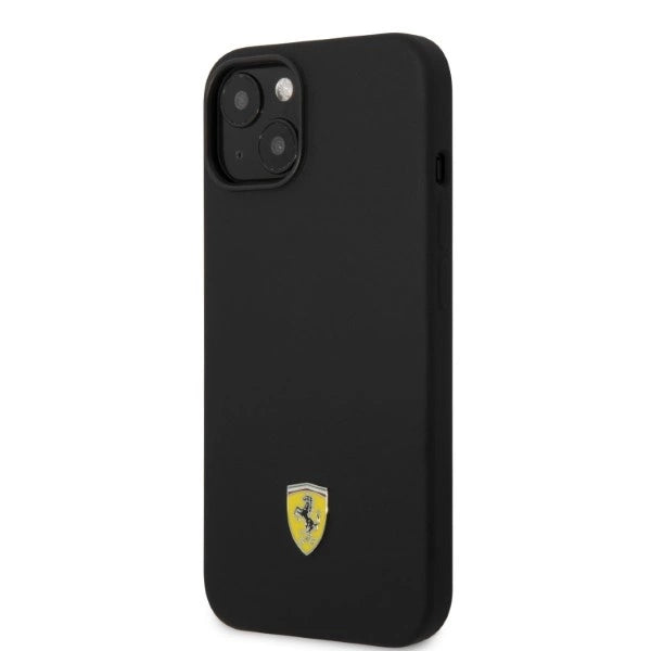 Ferrari FEHMSIP14MBK iPhone 14 Plus 6.7" black/black hardcase Silicone Metal Logo Magsafe_1