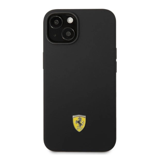 Ferrari FEHMSIP14MBK iPhone 14 Plus 6.7" black/black hardcase Silicone Metal Logo Magsafe_2