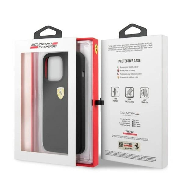 Ferrari FESSIHMP13LBK iPhone 13 Pro / 13 6.1" black/black hardcase Silicone MagSafe_7