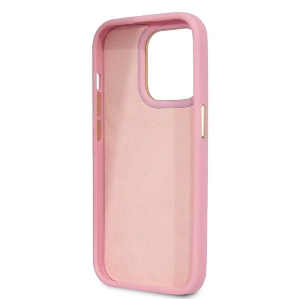 Guess Croco Collection case for iPhone 14 Pro - pink_6