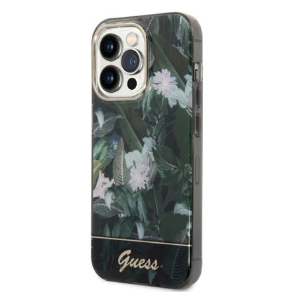 Guess Jungle Collection case for iPhone 14 Pro Max - green_2