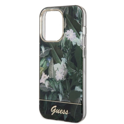 Guess Jungle Collection case for iPhone 14 Pro Max - green_4