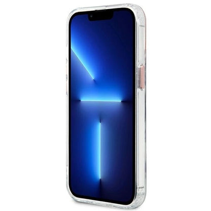 Etui Guess Metal Outline MagSafe na iPhone 13 Pro / iPhone 13 - różowe_4