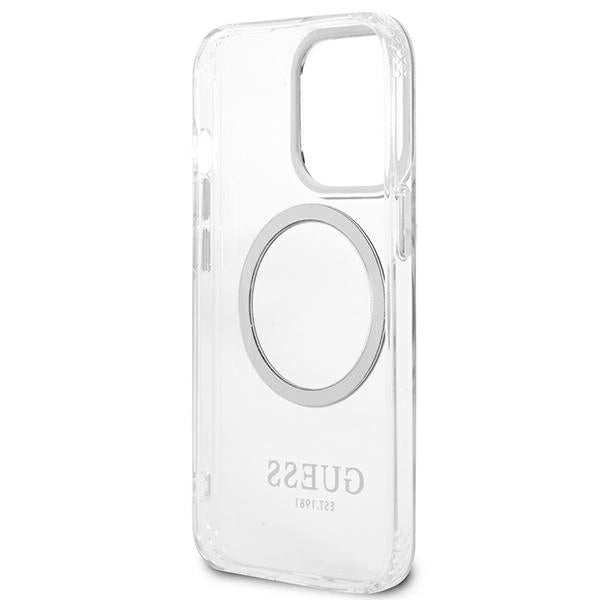 Guess Metal Outline MagSafe case for iPhone 13 Pro / iPhone 13 - silver_6