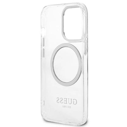 Guess Metal Outline MagSafe case for iPhone 13 Pro / iPhone 13 - silver_6