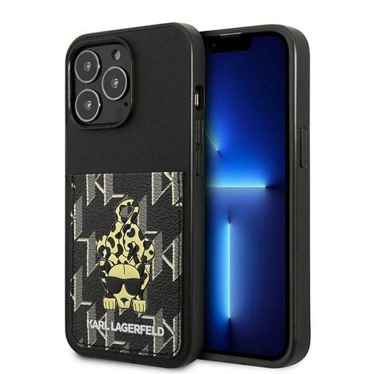 Karl Lagerfeld Karlimals Cardslot case for iPhone 13 Pro / iPhone 13 - black_0