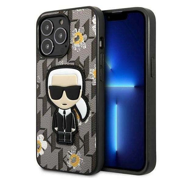 Karl Lagerfeld Flower Ikonik Karl case for iPhone 13 Pro / iPhone 13 - gray_0