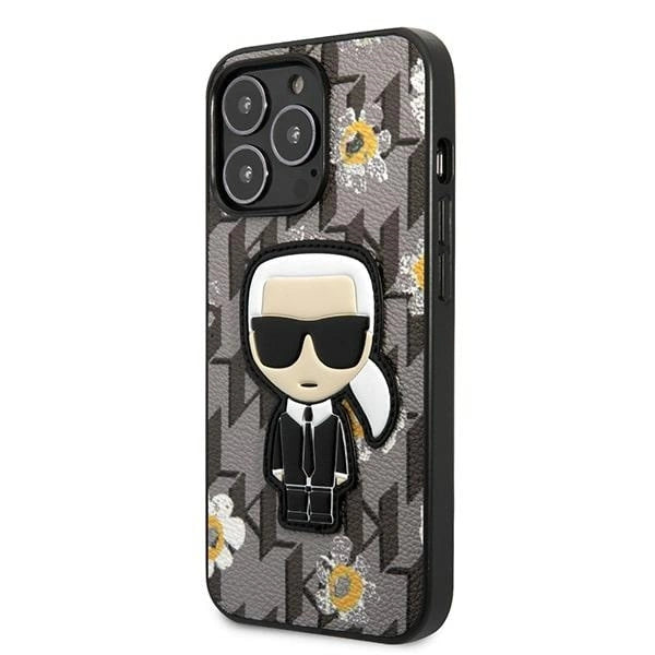 Karl Lagerfeld Flower Ikonik Karl case for iPhone 13 Pro / iPhone 13 - gray_1