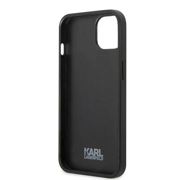 Karl Lagerfeld Flower Ikonik Karl case for iPhone 13 mini - gray_6