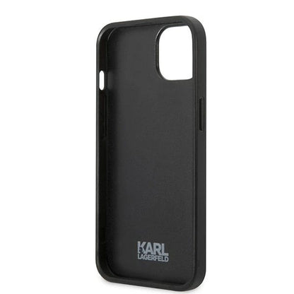 Karl Lagerfeld Flower Ikonik Karl case for iPhone 13 mini - gray_6
