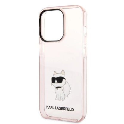 Karl Lagerfeld KLHCP14LHNCHTCP iPhone 14 Pro 6.1&quot; pink/pink hardcase Ikonik Choupette_5
