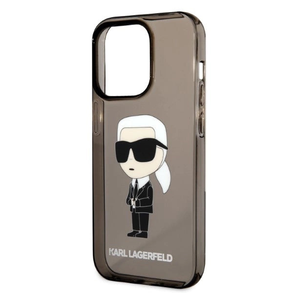 Karl Lagerfeld KLHCP14LHNIKTCK iPhone 14 Pro 6.1" black/black hardcase Ikonik Karl Lagerfeld_5