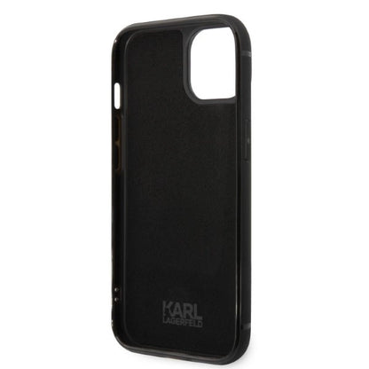 Karl Lagerfeld Signature Logo Cardslot case for iPhone 14 Plus - black_6
