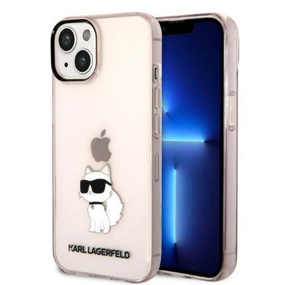 Karl Lagerfeld KLHCP14MHNCHTCP iPhone 14 Plus 6.7" pink/pink hardcase Ikonik Choupette_0