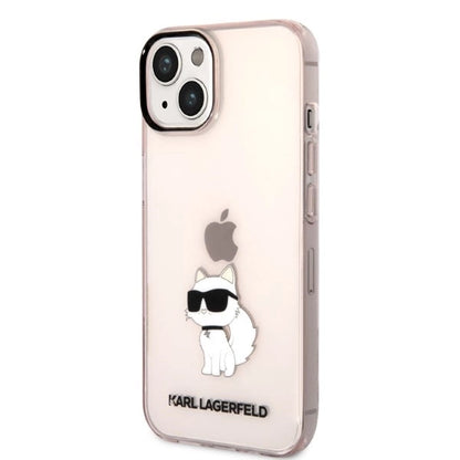 Karl Lagerfeld KLHCP14MHNCHTCP iPhone 14 Plus 6.7" pink/pink hardcase Ikonik Choupette_1