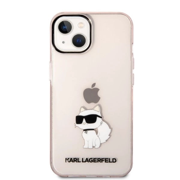 Karl Lagerfeld KLHCP14MHNCHTCP iPhone 14 Plus 6.7" pink/pink hardcase Ikonik Choupette_2