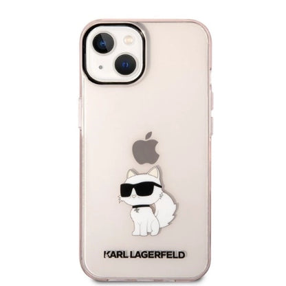 Karl Lagerfeld KLHCP14MHNCHTCP iPhone 14 Plus 6.7" pink/pink hardcase Ikonik Choupette_2