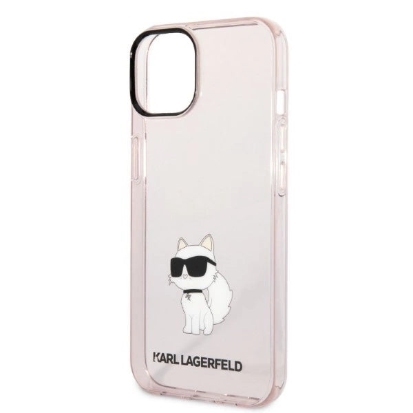 Karl Lagerfeld KLHCP14MHNCHTCP iPhone 14 Plus 6.7" pink/pink hardcase Ikonik Choupette_5