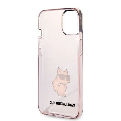 Karl Lagerfeld KLHCP14MHNCHTCP iPhone 14 Plus 6.7" pink/pink hardcase Ikonik Choupette_6