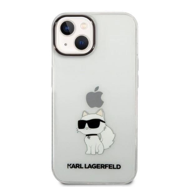 Karl Lagerfeld Ikonik Choupette case for iPhone 14 Plus - transparent_2