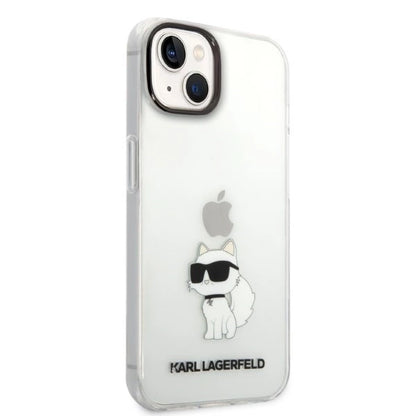 Karl Lagerfeld Ikonik Choupette case for iPhone 14 Plus - transparent_3