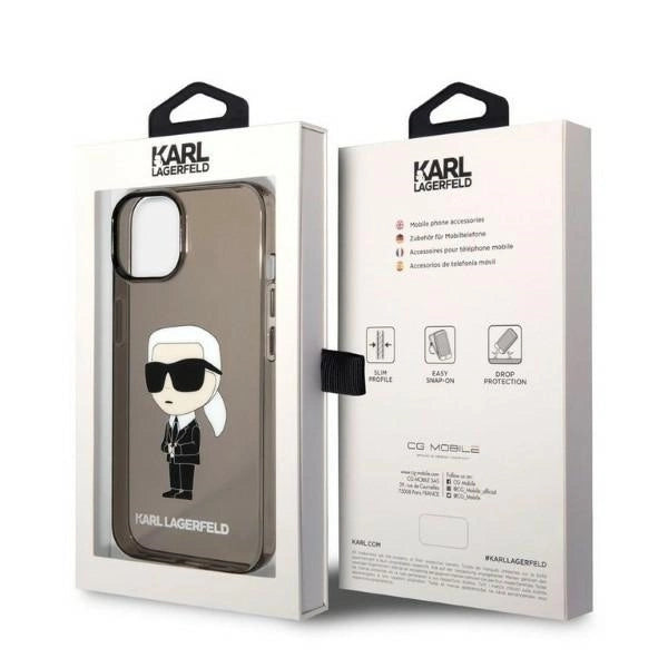 Karl Lagerfeld Ikonik Karl case for iPhone 14 Plus - black_7