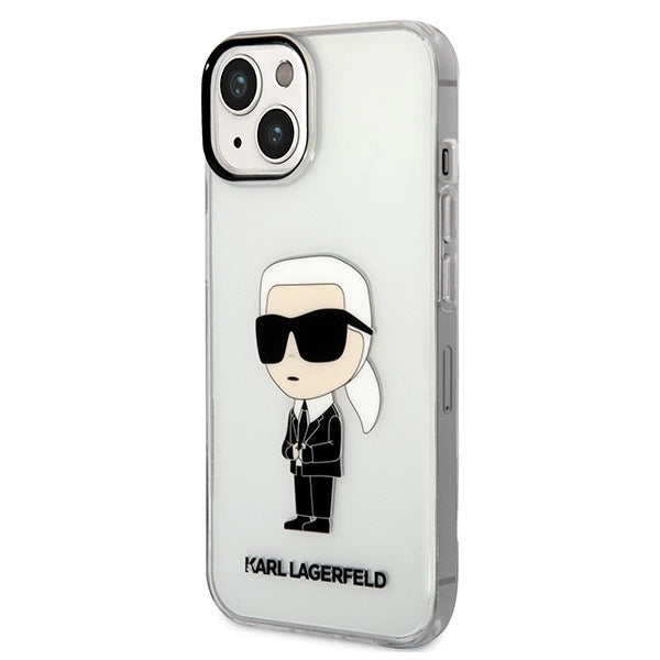 Karl Lagerfeld Ikonik Karl case for iPhone 14 Plus - transparent_1