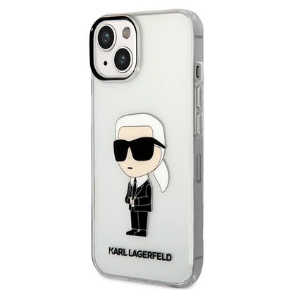 Karl Lagerfeld Ikonik Karl case for iPhone 14 Plus - transparent_1