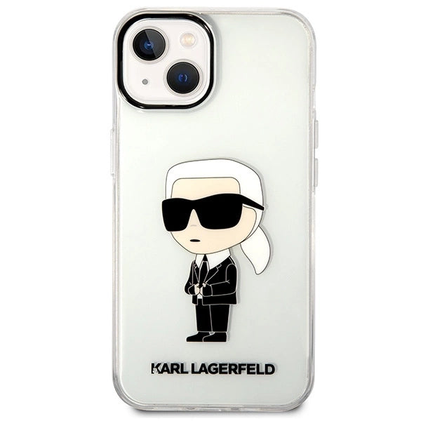 Karl Lagerfeld Ikonik Karl case for iPhone 14 Plus - transparent_2