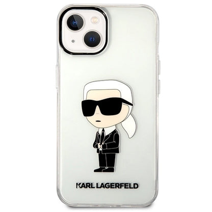 Karl Lagerfeld Ikonik Karl case for iPhone 14 Plus - transparent_2