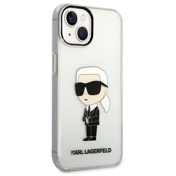 Karl Lagerfeld Ikonik Karl case for iPhone 14 Plus - transparent_3
