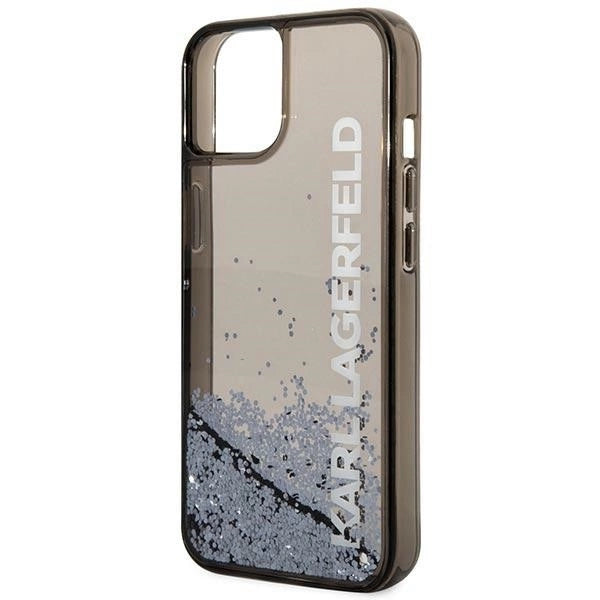 Karl Lagerfeld Liquid Glitter Elong case for iPhone 14 Plus - black_5