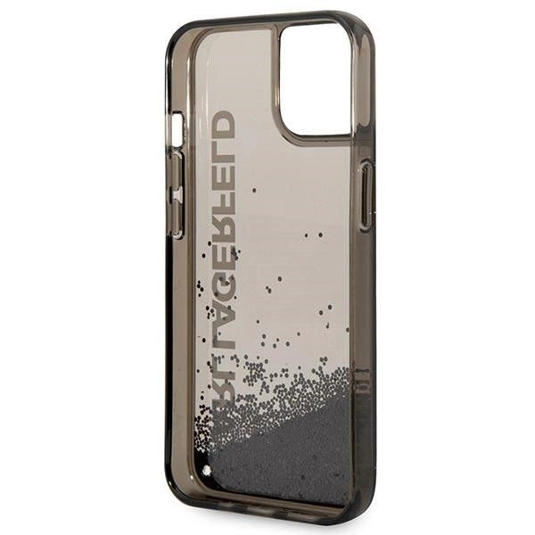 Karl Lagerfeld Liquid Glitter Elong case for iPhone 14 Plus - black_6