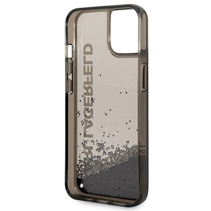 Karl Lagerfeld Liquid Glitter Elong case for iPhone 14 Plus - black_6