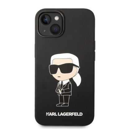 Karl Lagerfeld Silicone Ikonik case for iPhone 14 Plus - black_2