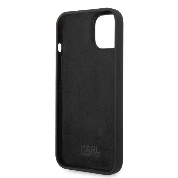 Karl Lagerfeld Silicone Ikonik case for iPhone 14 Plus - black_6