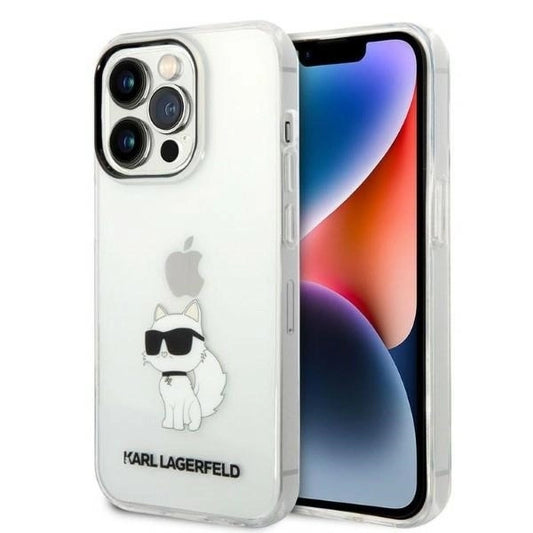 Karl Lagerfeld KLHCP14XHNCHTCT iPhone 14 Pro Max 6.7" transparent hardcase Ikonik Choupette_0