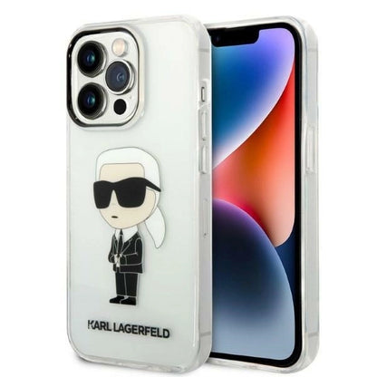 Karl Lagerfeld Ikonik Karl case for iPhone 14 Pro Max - transparent_0