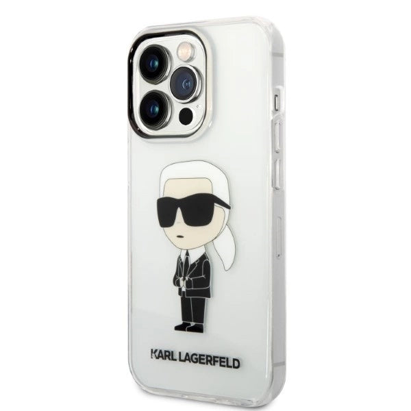 Karl Lagerfeld Ikonik Karl case for iPhone 14 Pro Max - transparent_1