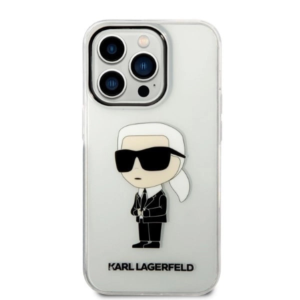 Karl Lagerfeld Ikonik Karl case for iPhone 14 Pro Max - transparent_2