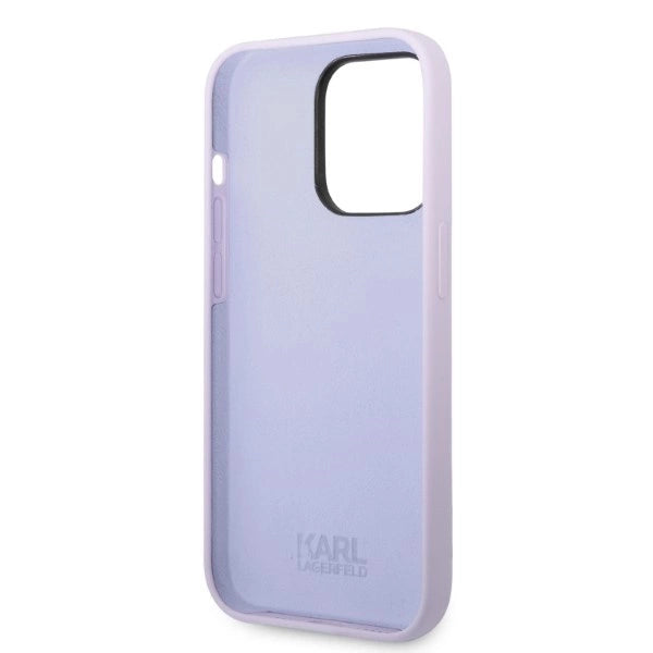 Karl Lagerfeld KLHCP14XSNIKBCU iPhone 14 Pro Max 6.7" hardcase purple/purple Silicone Ikonik_6