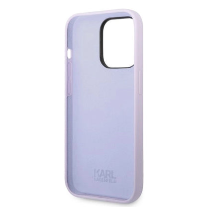 Karl Lagerfeld KLHCP14XSNIKBCU iPhone 14 Pro Max 6.7" hardcase purple/purple Silicone Ikonik_6